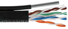 Cat6 Utp Outdoor Aerial Messenger Fig8 Pe 23 Awg Solid 1,000Ft, Black Rohs Compliant L-Com - 02AH4079 - Newark, An Avnet Company