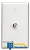 Leviton RCA Coax Connector Wallplate - 40953 - TelephoneStuff.com