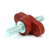Eaton's Bussmann Series C5898 Junction Block, Feed Through, 250A, Red -- 47210 - Image