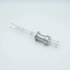 Thermocouple Feedthrough, Type N, 2 Pairs, Screw-type Connector, 1.18″ QF / KF Flange - A0413-3-QF - MPF Products, INC.