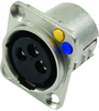 Connector, Xlr, Jack, 3 Position; No. Of Contacts Deltron Components - 69K6198 - Newark, An Avnet Company