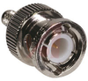 Connector, Crimp;75 Ohms;Straight;58C/U;3-Pc BNC;Male;Machined Brass;Gold;TFE - 70000404 - Allied Electronics, Inc.