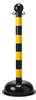 Bradylink Non-Reflective Striped Warning Posts - Large - 92122 - Brady Corporation