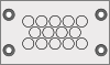 KEL-DPZ Multi-Membrane Cable Entry Plates- with High Cable Density / up to IP66 / UL Type 12 - 43801 - icotek Corp