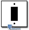 Leviton 2-Gang 1-Decora Centered Device Receptacle.. - S746-N - TelephoneStuff.com