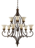 Chandelier - F2225/6+3WAL - Generation Brands