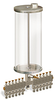 (Formerly B3153-6X06), Multiple Feed Manual Lubricator, 1 gal Acrylic Reservoir, 12 Feeds -- B3153-128A12B111GW