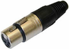 XLR 4 Pin Cable Mt(f) Neutrik Connector - CA-NC4FX - Visual Sound, Inc.