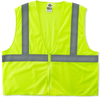Ergodyne Glowear 8205Z High-Visibility Lime 2XL/3XL Polyester Mesh High-Visibility & Reflective Vest - Fits 52 to 58 in Chest - 720476-20997 - 720476-20997 - R. S. Hughes Company, Inc.