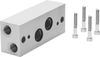Manifold subbase with 90° connections - NAW-3/4-4E-ISO - Festo Corporation
