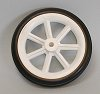 Wheel 4S / BPVC 1/4 White - ATB0120 - Plasticwheels Ltd.