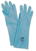 North Nitriguard Plus LA111EBFL Blue 9 Nitrile Unsupported Chemical-Resistant Gloves - 13 in Length - LA111EBFL/9 - LA111EBFL/9 - R. S. Hughes Company, Inc.