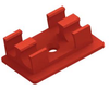 Adhesive Cable Clip, Red, 0.236, Pa 6.6; Cable Clamp / Clip Type Essentra Components - 66AJ3589 - Newark, An Avnet Company