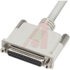 Cable;Premium Molded;Straight;DB25 Male/Female;2.5 Ft;25 Cond;Light Gray;Strand - 70126161 - Allied Electronics, Inc.
