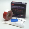 3M Diamond Grade 983 PN Red / White Reflective Conspicuity Tape - 2 in Width - 0.014 to 0.018 in Thick - 06398 - 051131-06398 - R. S. Hughes Company, Inc.