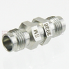 1.85mm Female (Jack) to 1.85mm Female (Jack) Adapter, Passivated Stainless Steel Body, High Temp, 1.25 VSWR -- SM3936 - Image