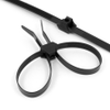 HellermannTyton DCT110HIRK2 Heavy Duty Dual Loop Tie, 19.2