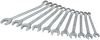 11 Pieces 12 Point Metric Mirror Chrome Wrench Set -- MC211 - Image