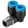 Fittings, Couplings, and Distributors - 2171-QSYL-3/8-12-ND - DigiKey