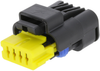 Housing, Rcpt, 4Pos, Pbt, Yellow; Product Range Aptiv/delphi - 61AC9018 - Newark, An Avnet Company