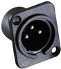 Connector, Xlr, Plug, 3Pos, Chassis; Svhc Multicomp Pro - 69AC3163 - Newark, An Avnet Company