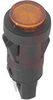 Indicator,Pnl-Mnt;LED;Amber;1/2In;5VDC;T 1-3/4;Snap;6In Wire;Nylon;1/8In;20mA - 70015767 - Allied Electronics, Inc.