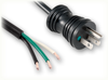 NEMA 5-15P HG BLACK to ROJ HOME // Power Cords // Hospital Grade Power Cords // Black Plugs And Connectors -- 0304.120 - Image