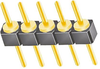 Board-Board Connector Header, 5Way, 1Row; Connector Systems Samtec - 12P1119 - Newark, An Avnet Company