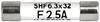 Cartridge Fuse, Fast Acting, 1.25A; Blow Characteristic Schurter - 29Y3405 - Newark, An Avnet Company