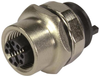 Sensor Connector, 8Pos, Rcpt, Panel; Product Range Harting - 45W1366 - Newark, An Avnet Company
