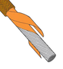 Hook-Up Wire, 16 Awg, Tan, 50 Ft; Jacket Material Omega - 68AJ7980 - Newark, An Avnet Company