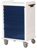 MR-Conditional Seven Drawer Anesthesia Cart Key Lock St.. - MR7K - Harloff Company, Inc. (The)