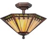 TFAN1714RS Semi-Flush Mts.-Bowl Style - 375838 - Capital Lighting, Inc.
