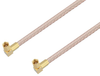 SSMC Plug Right Angle to SSMC Plug Right Angle Cable 6 Inch Length Using RG316-DS Coax - PE3C4470-6 - Pasternack