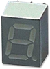 Display, 7-Segment, Single Digit, 13Mm, Green; Led Color Vishay - 62W0889 - Newark, An Avnet Company