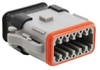 Automotive Housing, Plug, 12Pos, Ip67; Product Range Amphenol Sine/tuchel - 66W6706 - Newark, An Avnet Company