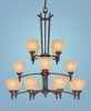 Large Chandeliers-Glass Shade - 424599 - Capital Lighting, Inc.