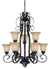 25829-SI Mid. Chandeliers-Glass Up - 408262 - Capital Lighting, Inc.
