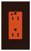 Duplex/Single Receptacle - NTR-15-IG-OR-BR - Lutron Electronics Co., Inc.