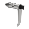 Quarter-Turn Cam Latch, Key Locking , L-Handle, Without Cam, Sealed, Zinc Alloy, Chrome Plated, Bright - E5-9A-732-UU5 - Southco