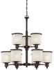 Mid. Chandeliers-Glass Up - 366630 - Capital Lighting, Inc.