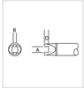 Metcal Smartheat Rework Cartridge SMTC-005 - Slot Tip - 0.068 x 0.1 in Tip Width - SMTC-005 - R. S. Hughes Company, Inc.