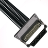 Pre-wired Male Rectangular Receptacles, 16 Pole, Single Latch, 14 awg, 0.3M - IRCL-16NM-140-003 - Mencom Corporation