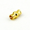 Precision Push-On Mini SMP Female (Jack) to Mini SMP Female (Jack) Push-On Adapter, Gold Plated Beryllium Body, 1.2 VSWR - SM2655 - Fairview Microwave Inc.