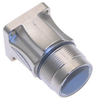 MCVH, M23 Receptacle, 8 Pole, N, Crimp, 30A, Panel Mount, Nickel Brass - MCVH-8MR-PM-CC - Mencom Corporation