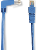 3FT Blue CAT6 250MHz Angle Patch Cable UTP CM Down-Straight - EVNSL216-0003-90DS - Black Box