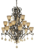 Large Chandeliers-Glass Shade - 92079 - Light Center (The)
