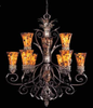 N6518-468 Large Chandeliers-Glass Shade - 730405 - Capital Lighting, Inc.