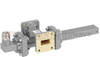 40 dB WR-75 Waveguide Crossguide Coupler with Square Cover Flange and N Female Coupled Port from 10 GHz to 15 GHz in Bronze - FMWCT1066 - Fairview Microwave Inc.