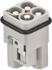 Heavy Duty Insert, Plug, 3+Pe, 10Mm2; Product Range Harting - 51AC2364 - Newark, An Avnet Company